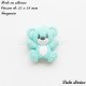 Perle en silicone Ourson