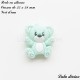 Perle en silicone Ourson