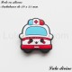 Perle en silicone Ambulance