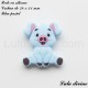 Perle en silicone Chien