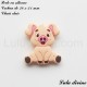 Perle en silicone Chien