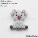 Perle en silicone Chien