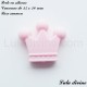 Perle en silicone Couronne 