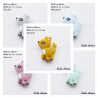 Perle en silicone Biche