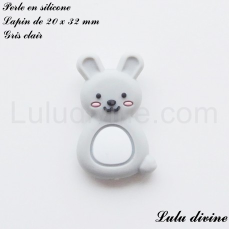 Perle en silicone Lapin