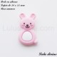 Perle en silicone Lapin