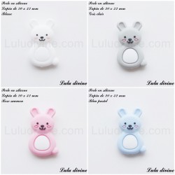 Perle en silicone Lapin