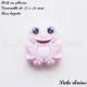 Perle en silicone Grenouille