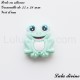 Perle en silicone Grenouille