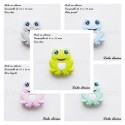 Perle en silicone Grenouille