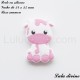 Perle en silicone Vache