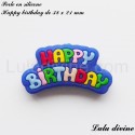 Perle en silicone Happy birthday