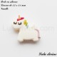 Perle en silicone Licorne