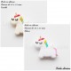 Perle en silicone Licorne