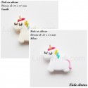 Perle en silicone Licorne