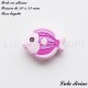 Perle en silicone Poisson