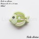 Perle en silicone Poisson