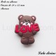 Perle en silicone Ourson LOVE