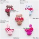 Perle en silicone Ourson LOVE