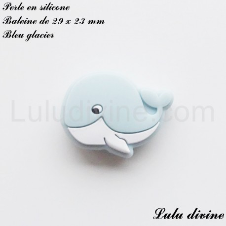 Perle en silicone Baleine