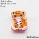 Perle en silicone Tigre