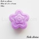 Perle en silicone Fleur