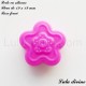 Perle en silicone Fleur