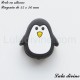 Perle en silicone Pingouin