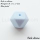 Perle en silicone hexagone 17 mm