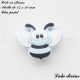 Perle en silicone Abeille