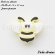 Perle en silicone Abeille