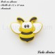 Perle en silicone Abeille