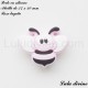 Perle en silicone Abeille