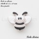 Perle en silicone Abeille