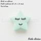 Perle en silicone Etoile endormi