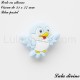 Perle en silicone Oiseau