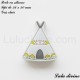 Perle en silicone Tipi