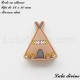 Perle en silicone Tipi