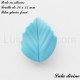 Perle en silicone petite Feuille