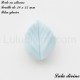 Perle en silicone petite Feuille