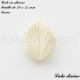 Perle en silicone petite Feuille