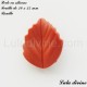 Perle en silicone petite Feuille