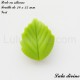 Perle en silicone petite Feuille