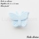 Perle en silicone Papillon