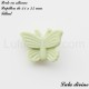 Perle en silicone Papillon