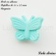 Perle en silicone Papillon