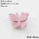 Perle en silicone Papillon