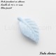 Perle pendant en silicone Feuille