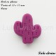 Perle en silicone Cactus