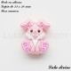 Perle en silicone Lapin